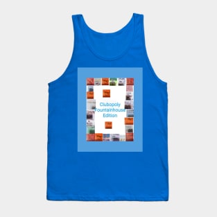 Clubopoly fountainhouse edition game board Tank Top